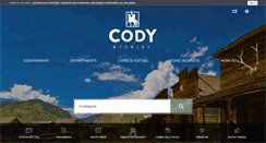 Desktop Screenshot of cityofcody-wy.gov
